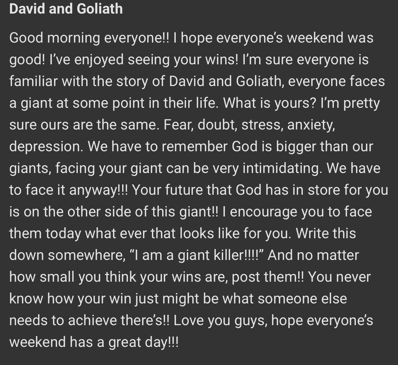 panic to peace testimonial