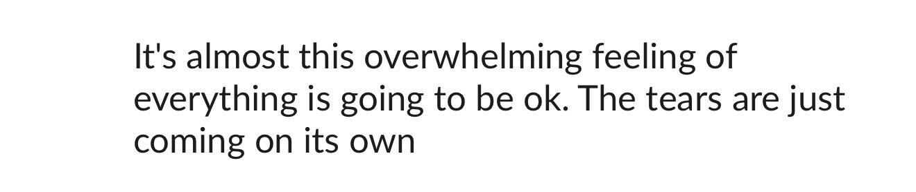 panic to peace testimonial