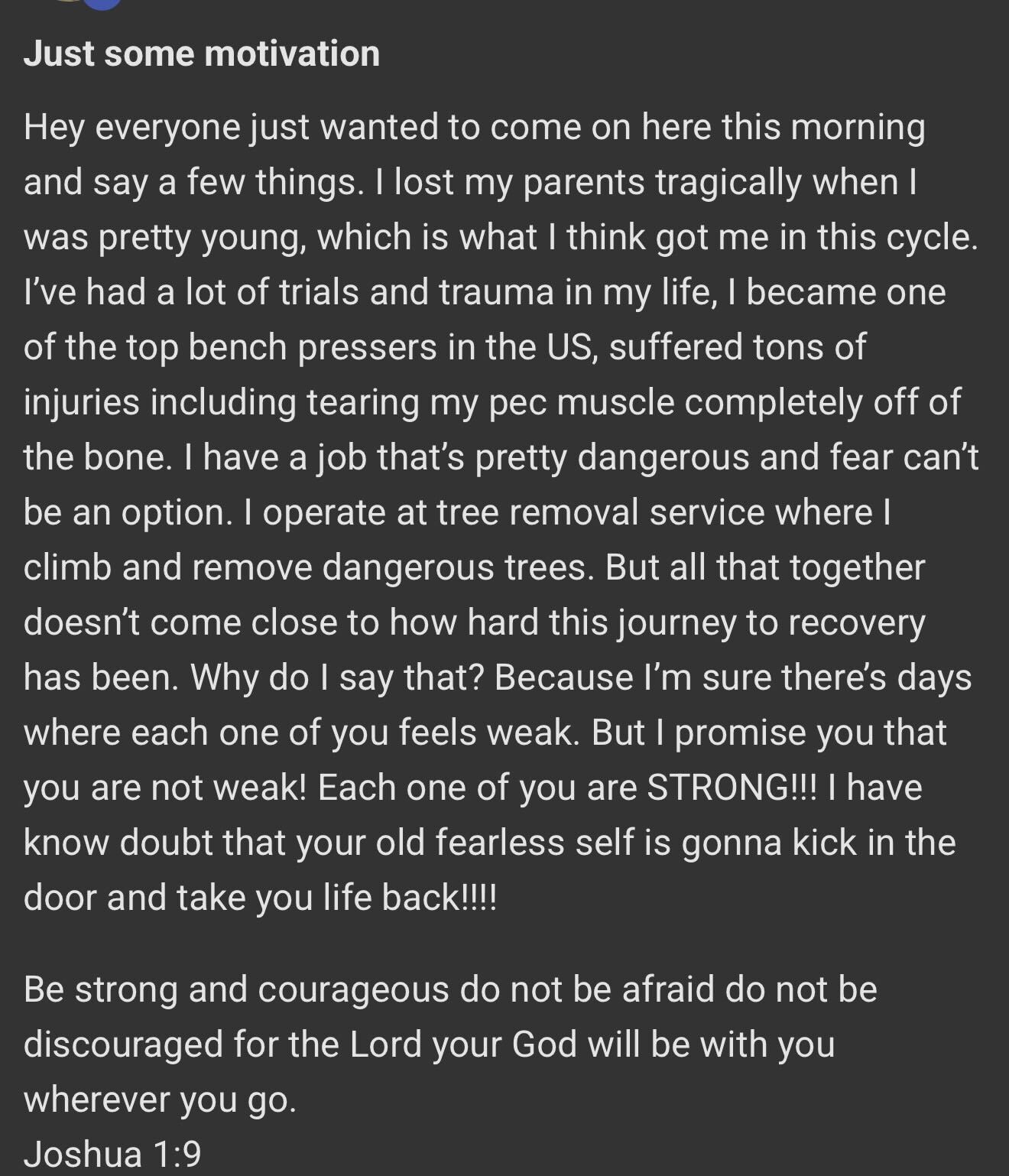 panic to peace testimonial