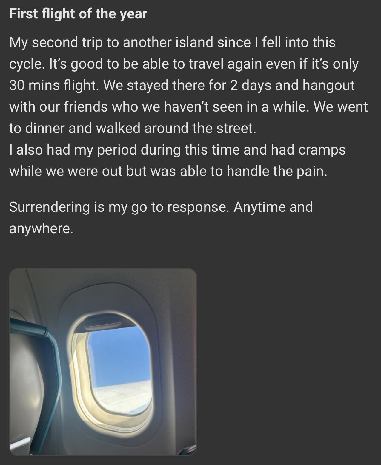 recovery course testimonial