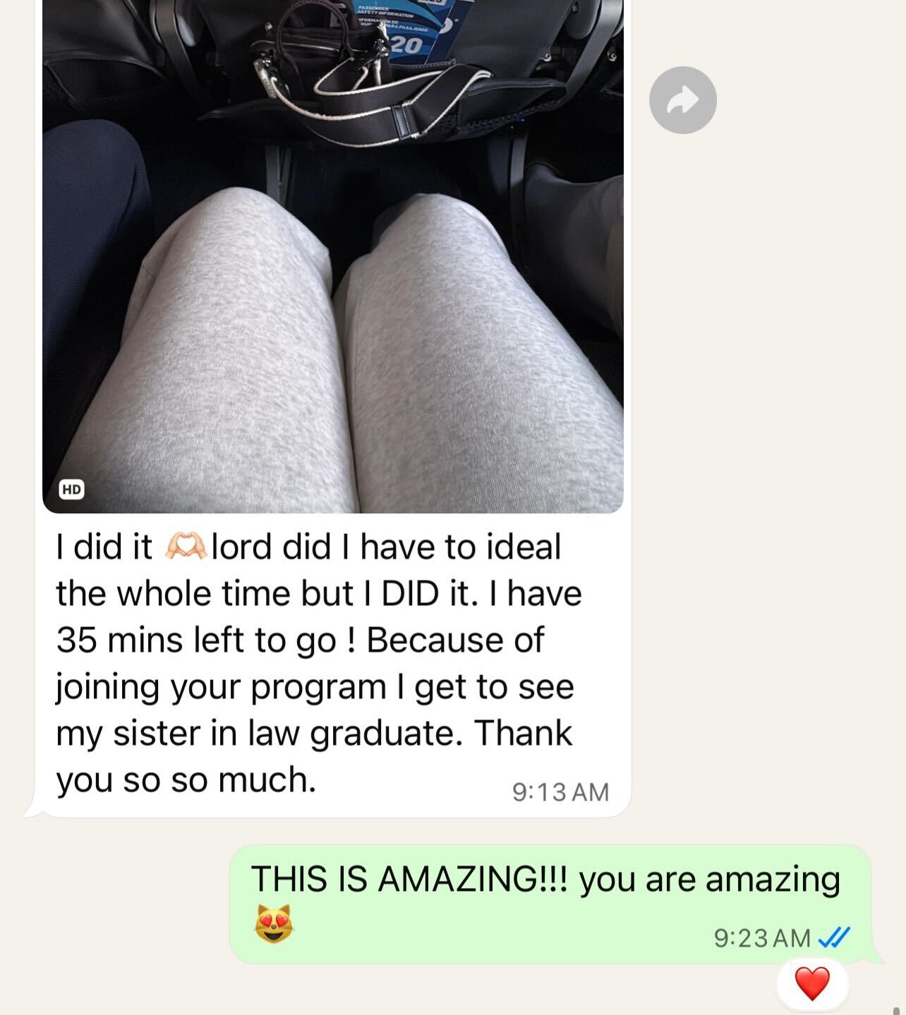 recovery course testimonial