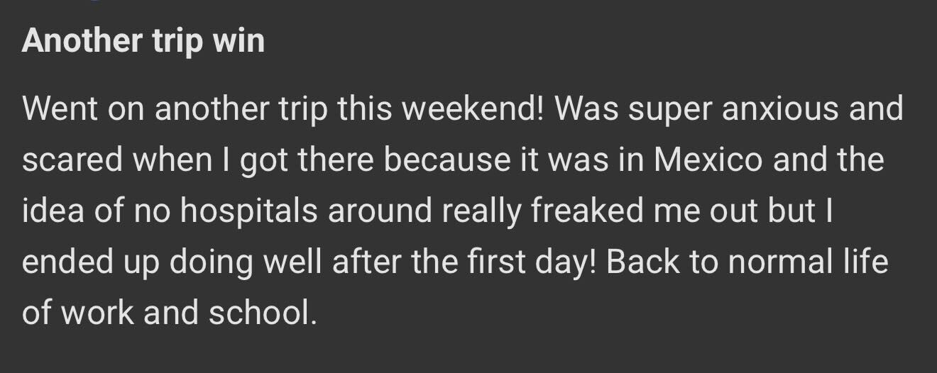 panic to peace testimonial