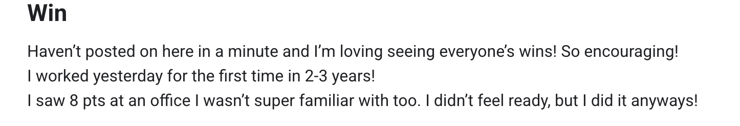panic to peace testimonial